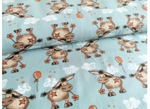 Biojersey Donkey Lou - braun Stoffonkel